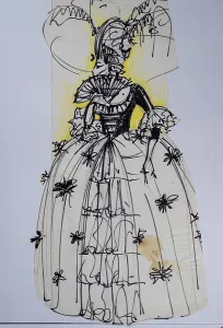 Fashion sketch, fashion design