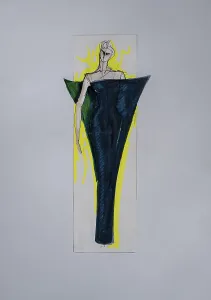 Fashion sketch, fashion design