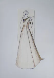 Fashion sketch, fashion design