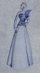 Fashion sketch, fashion design