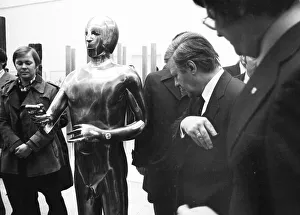 Federal Chancellor Helmut Schmidt opened an art exhibition at the Ostwallmuseum in Dortmund on 11