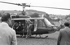Federal Chancellor Kurt-Georg Kiesinger in 1969 opening the campaign for the 1969 federal election in his constituency