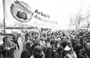 The Federal Congress of the Unemployed 1982 and the demonstration they organised under the slogan Unemployed
