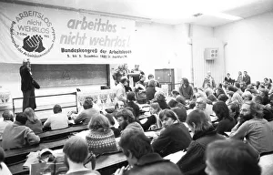 The Federal Congress of the Unemployed 1982 and the demonstration they organised under the slogan Unemployed