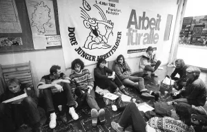 The Federal Congress of the Unemployed 1982 and the demonstration they organised under the slogan Unemployed