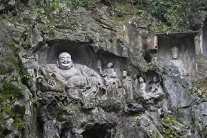 Feilai rock sculptures, Buddhist sculptures