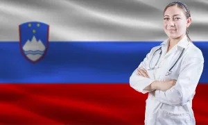 Female Doctor on Slovenian Flag