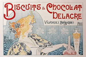 Female figure, Art Nouveau style