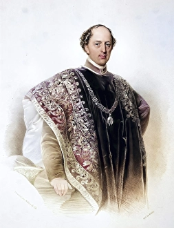 Historical Photo Prints: Ferdinand Joseph Johann Nepomuk 8th Prince of Lobkowitz (born 13 April 1797 in Hollabrunn)