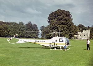 Ferranti Agusta-Bell 47J - 2A Ranger helicopter c 1967, Cirencester, Gloucestershire, England, UK