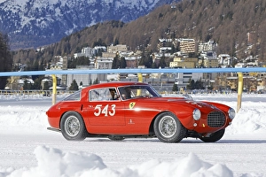 Ferrari 250 MM on the frozen lake