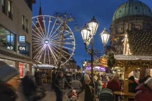 Ferris wheel at the winter village