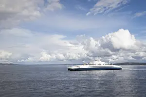 The Ferry from Horten to Moss connects Ostfold and Vestfold in Norway