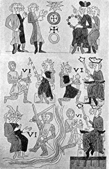 The feudal system formed the basis of the high medieval social order of the western states