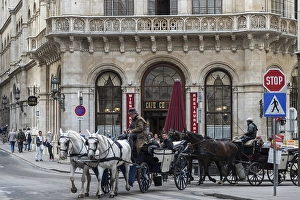 Fiaker, a traditional horse-drawn carriage