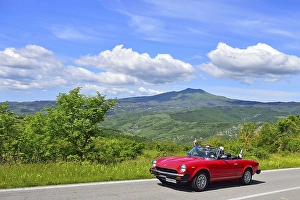 Fiat 124 Spider convertible, classic car