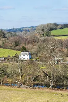 Fields and Farmlands over Devon