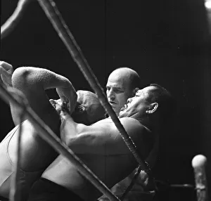 Fight of the catchers during a fight in 1966 in the Ruhr area
