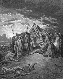 Fight Israel and Judah, death of King Achab