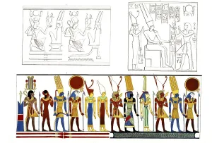 Figs. 1, 3, 4. Pharaonic titles expressed in symbolic figures
