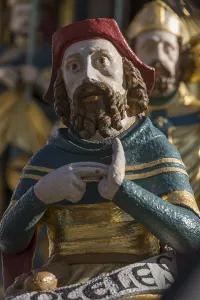 Figure of Aristotle, at the Beautiful Fountain