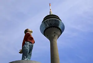 The figure Marlis by Christoph Poggeler from 2001 (permanent work of art in public space)