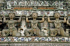 Category Buddhism Prints: Figures, Wat Arun, Temple of the Dawn