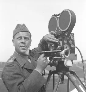 Filming in the 1940s