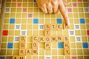 finger points word step scrabble board various words Trending Item 2
