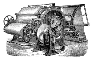 Finishing machine, steam dryer