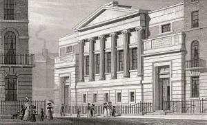 Finsbury Chapel, London, illustration by Th
