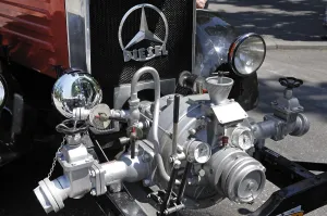 Fire brigade nostalgia, close-up