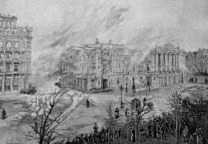 The Fire of the Municipal Theatre in Amsterdam 1890