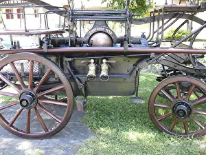 Fire truck, Turckheim, Alsace, fire truck