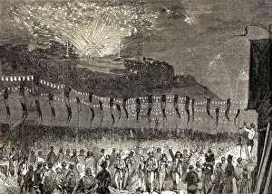 Fireworks at Montmartre, Paris