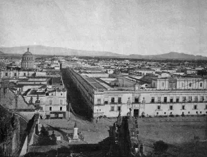 One of the first autotypes of Mexico City
