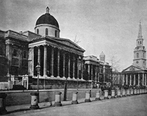 One of the first autotypes of the National Gallery in London