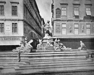 One of the first autotypes of the new Marktbrunnen Fountain