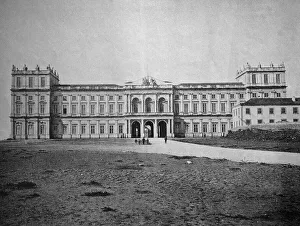 One of the first autotypes of the Royal Palace in Lisbon
