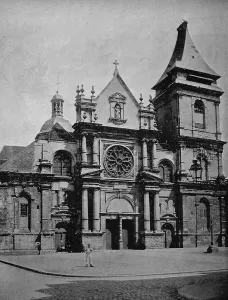 One of the first autotypes of Saint Remy in Dieppe