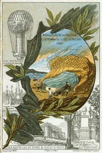 First fatal balloon accident on 15 June 1785