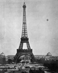 One of the first halftones, the Eiffel Tower