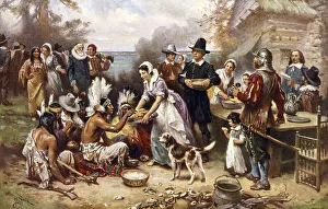 The first harvest festival in 1621