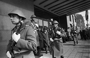 The first meeting of Willy Brandt (Chancellor of the FRG) and Willi Stoph (MP of the GDR)