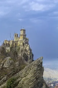 First tower or Fortress of Guaita is the oldest of the three towers constructed on Monte Titano