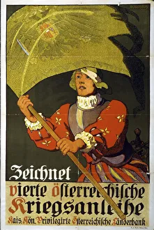 First World War 1914-1918: Subscribe to the 4th Austrian war bond