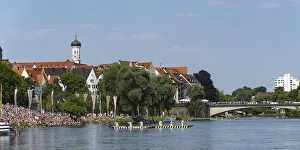 Fischerstechen on the Danube, old custom in Ulm