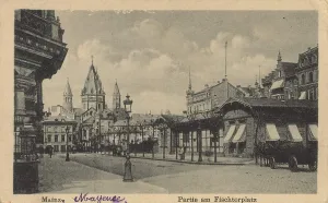At Fischtorplatz in Mainz, Rhineland-Palatinate