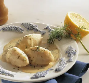 Fish dumplings with dill sauce, Sweden, Europe