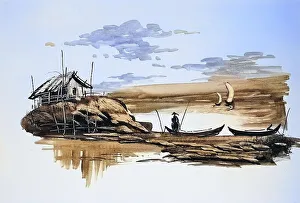 Fish in a Fishing Village, Fishing Boat